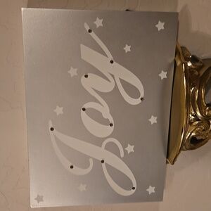 Shimmer Collection Joy LED Plaque